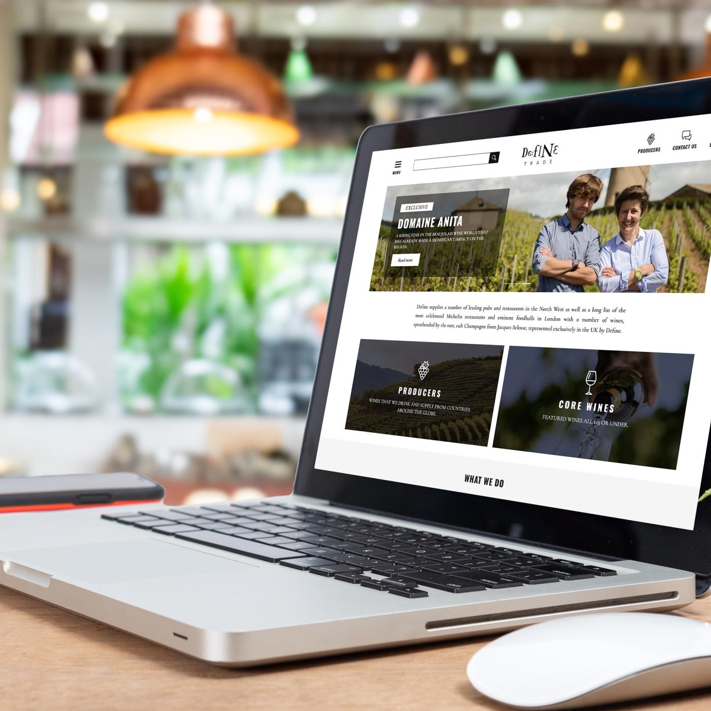 A bespoke web design for a Cheshire based company incorporating a trade login area.