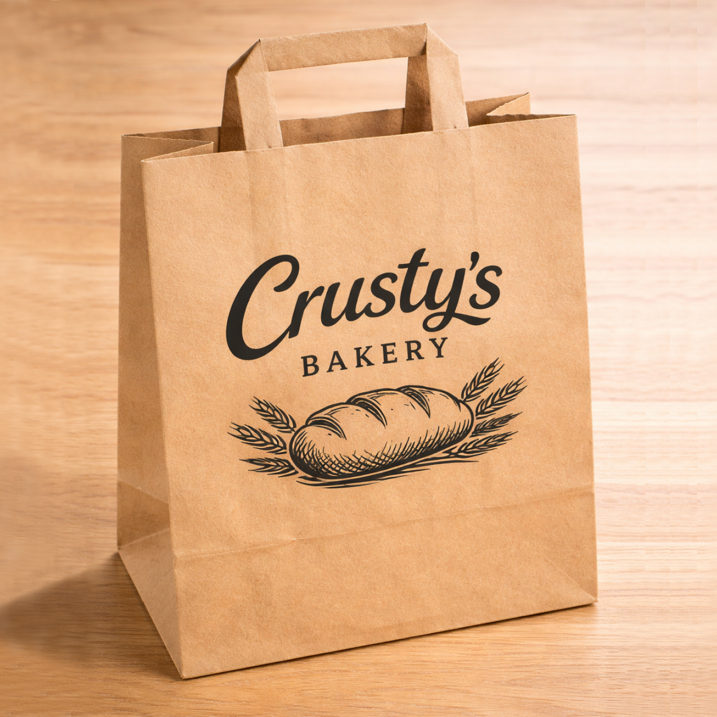 Get your brand seen with our range of kraft takeaway bags...