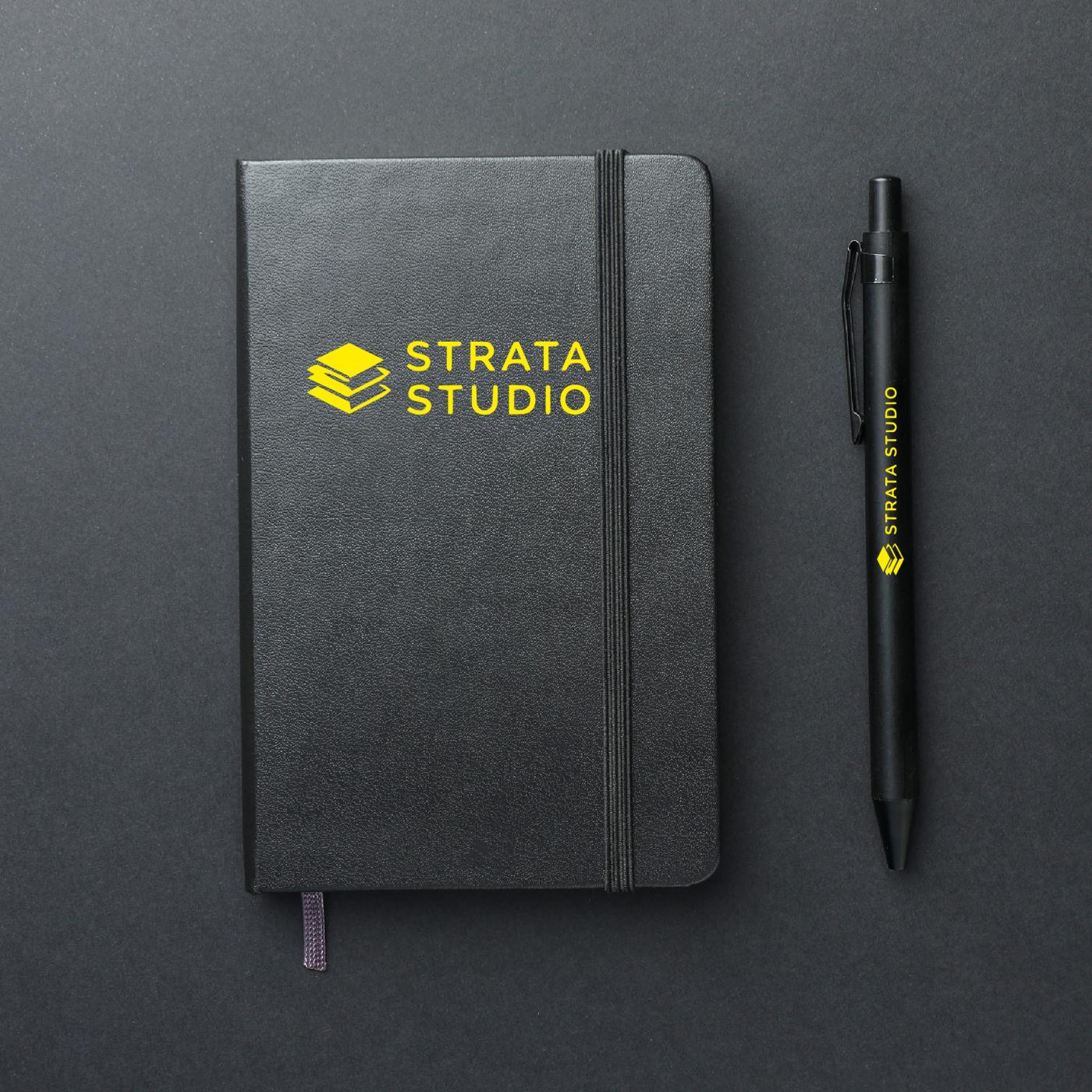 Branded notepads and pens, popular choice for many businesses...